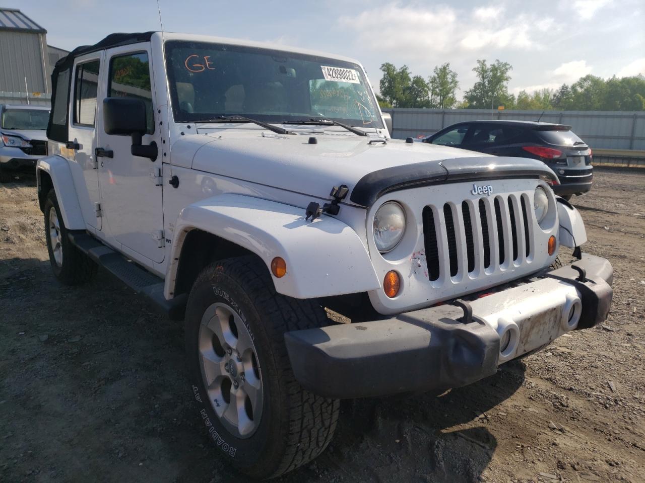 JEEP WRANGLER U 2013 with VIN 1C4HJWEG8DL509945 - Photo from auction