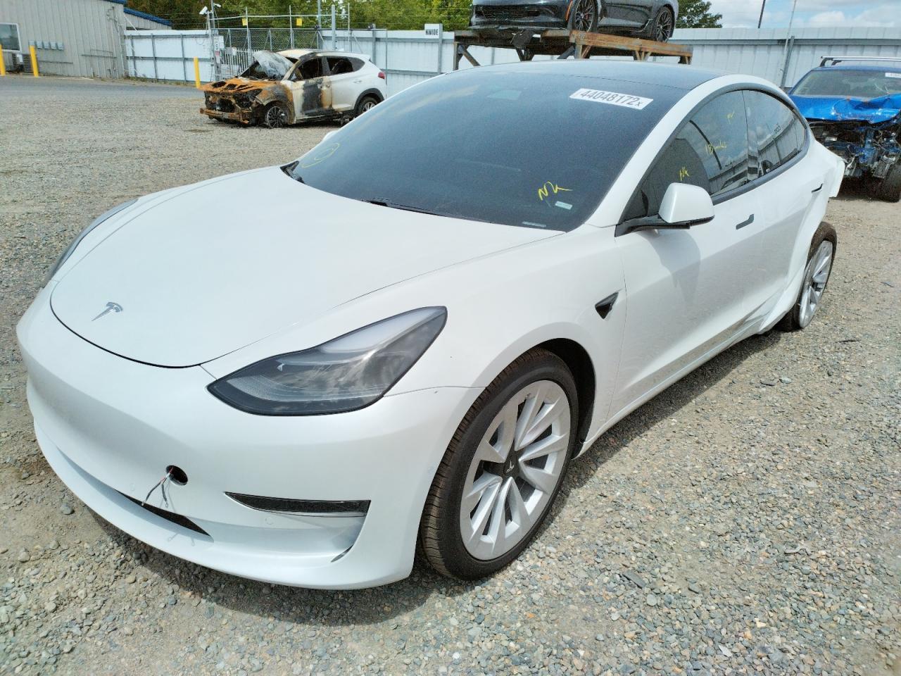 Photo 2 from auction – 2021 TESLA MODEL 3 with VIN 5YJ3E1EA5MF031841