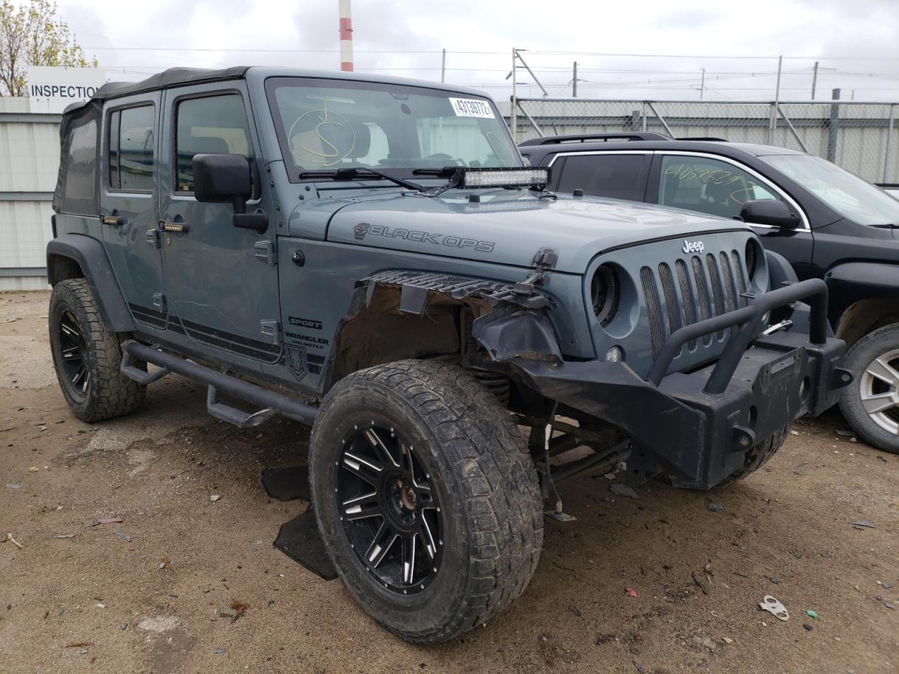 JEEP WRANGLER U 2015 with VIN 1C4BJWDG6FL683541 - Photo from auction