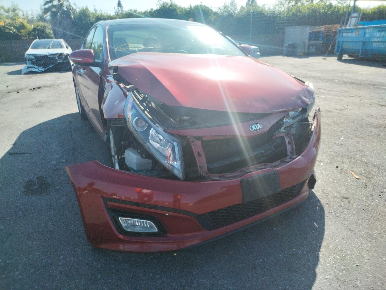 Photo 9 from auction – 2014 KIA OPTIMA EX with VIN 5XXGN4A7XEG285881