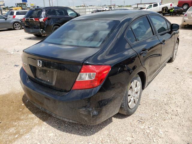 Photo 4 from auction – 2012 HONDA CIVIC LX with VIN 2HGFB2F52CH318237