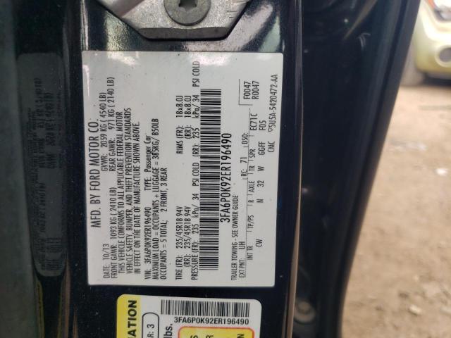 Photo 10 from auction – 2014 FORD FUSION TIT with VIN 3FA6P0K92ER196490