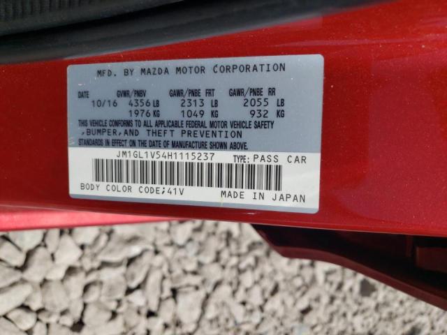 Photo 10 from auction – 2017 MAZDA 6 TOURING with VIN JM1GL1V54H1115237
