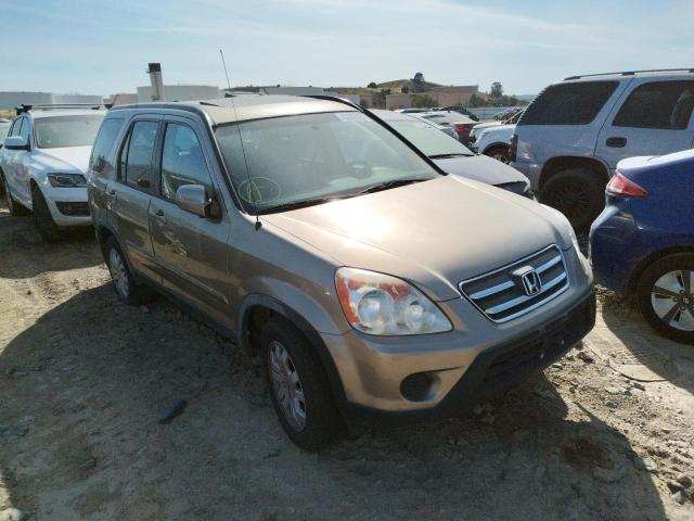 HONDA CR-V SE 2005 with VIN JHLRD78975C045372 - Photo from auction