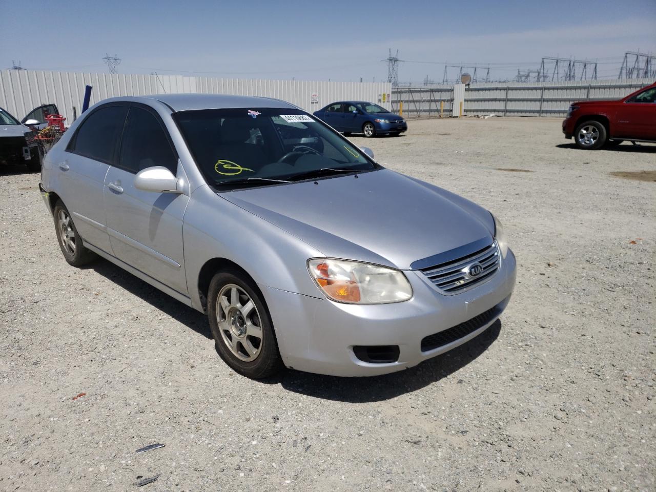 KIA SPECTRA EX 2007 with VIN KNAFE121575401433 - Photo from auction