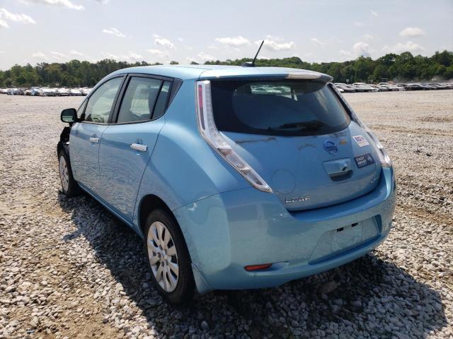 Photo 3 from auction – 2015 NISSAN LEAF S with VIN 1N4AZ0CP9FC331191