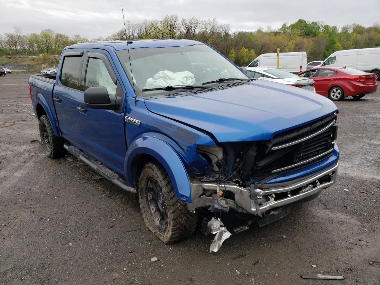 FORD F150 SUPER 2018 with VIN 1FTEW1E52JFB32366 - Photo from auction