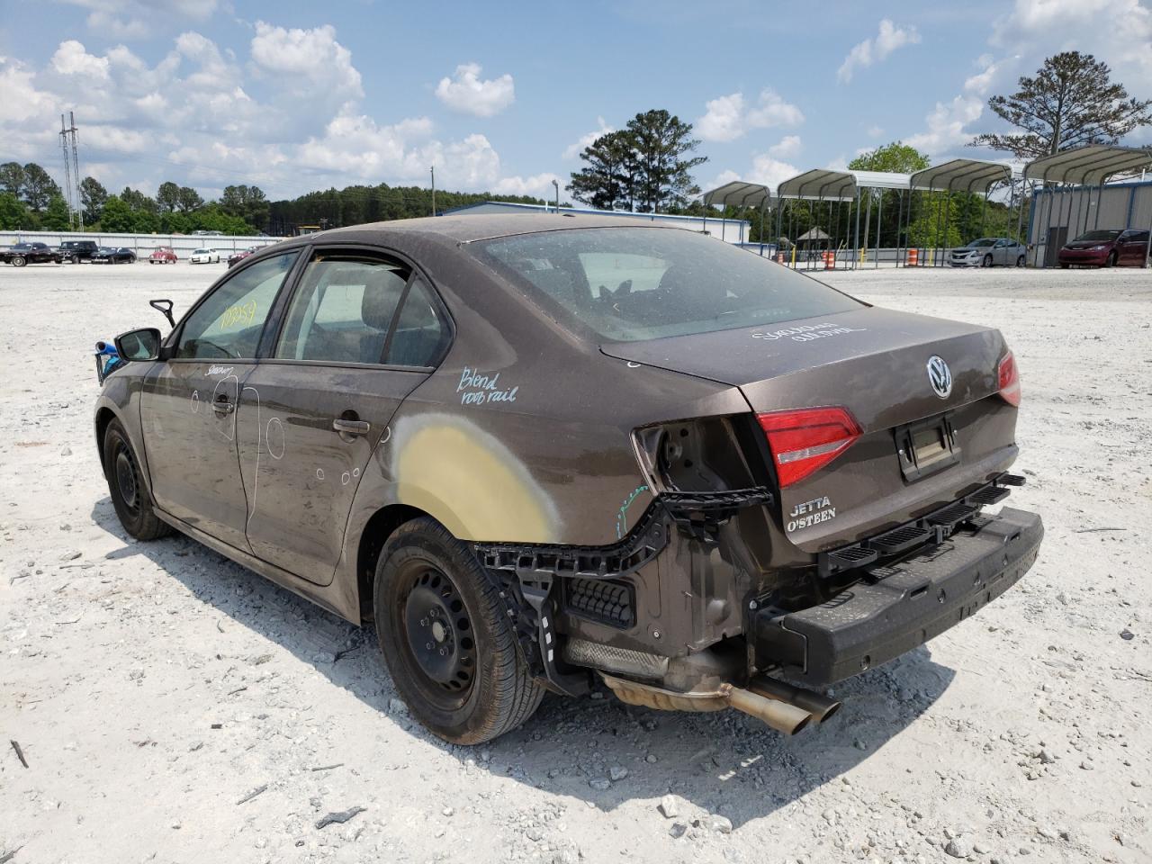 Photo 3 from auction – 2015 VOLKSWAGEN JETTA BASE with VIN 3VW2K7AJ7FM345919