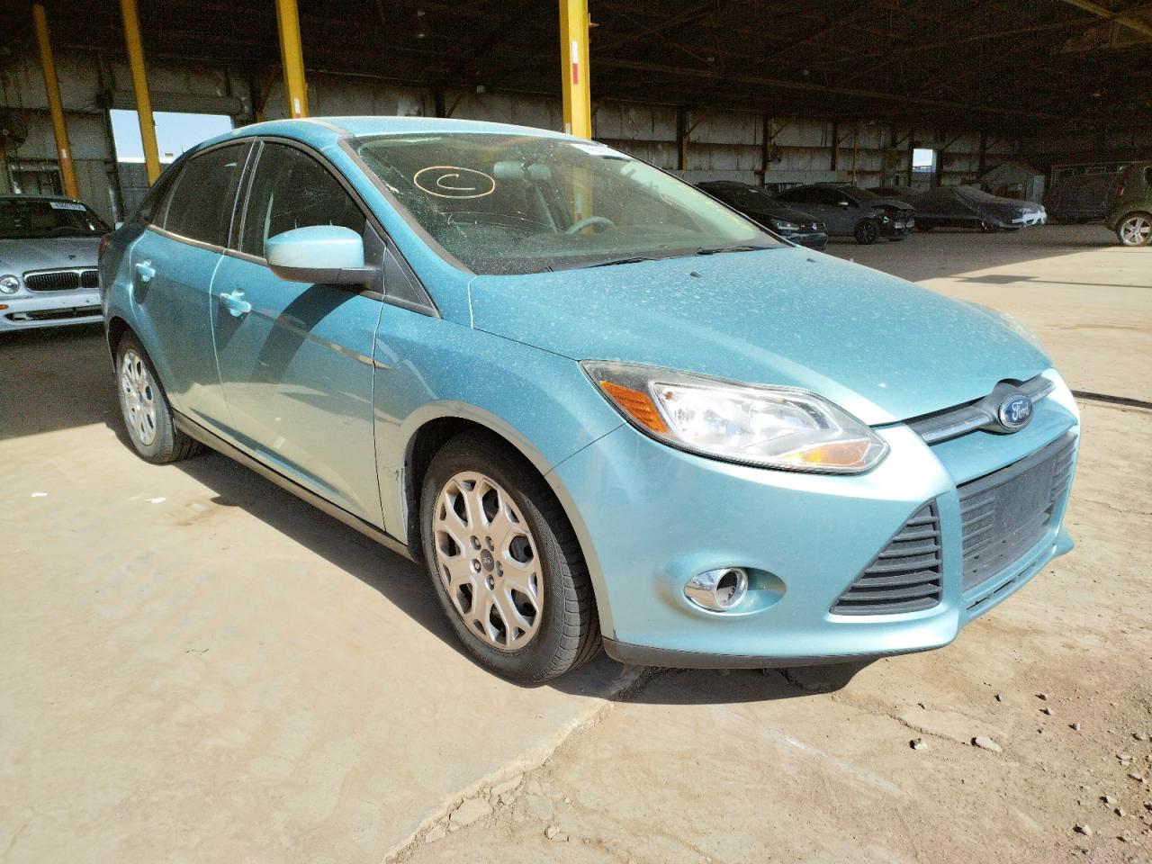 FORD FOCUS SE 2012 with VIN 1FAHP3F21CL382329 - Photo from auction
