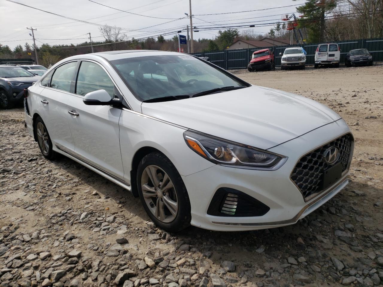 HYUNDAI SONATA SPO 2018 with VIN 5NPE34AF2JH706155 - Photo from auction