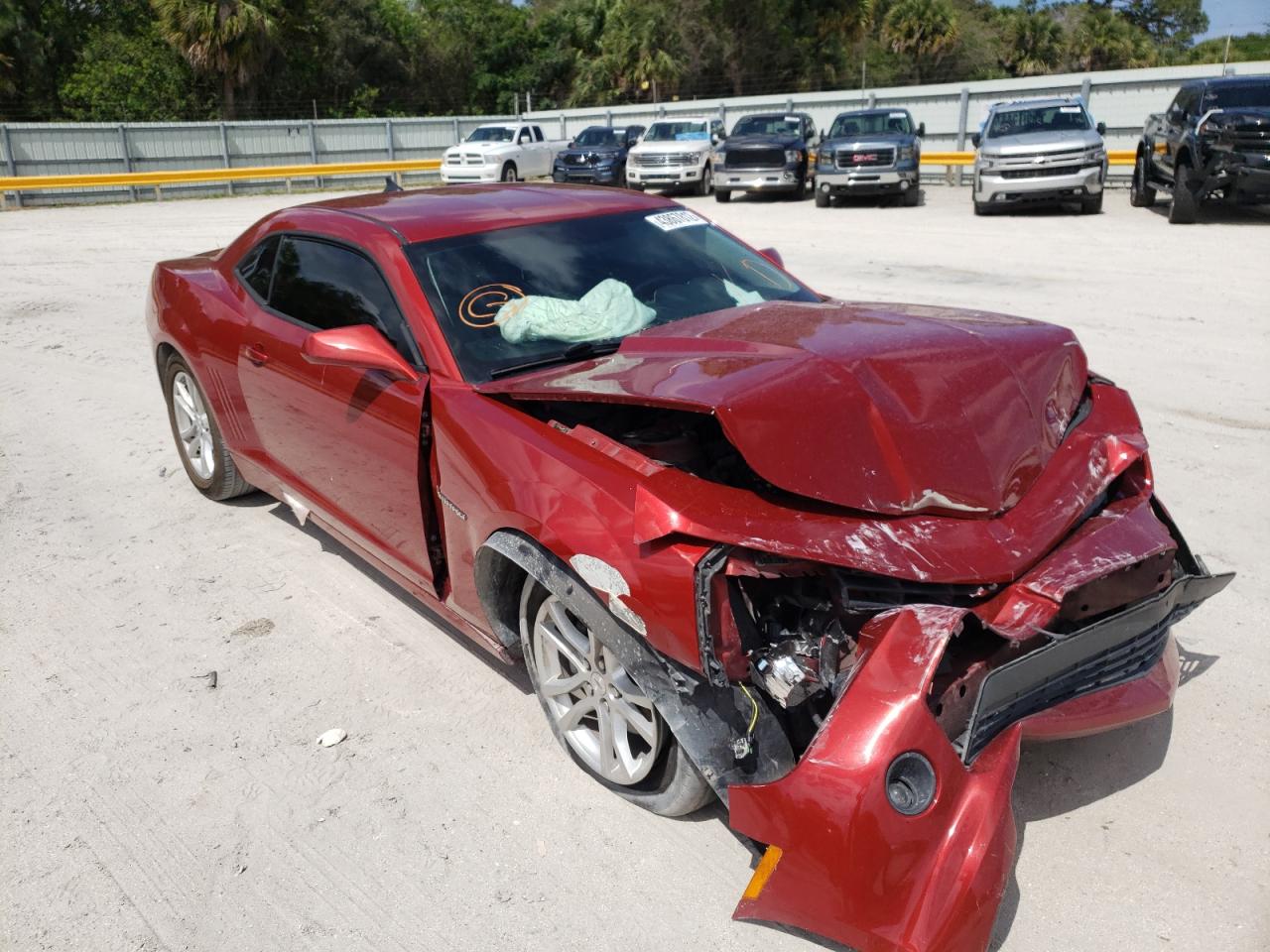 CHEVROLET CAMARO LT 2015 with VIN 2G1FD1E35F9213413 - Photo from auction