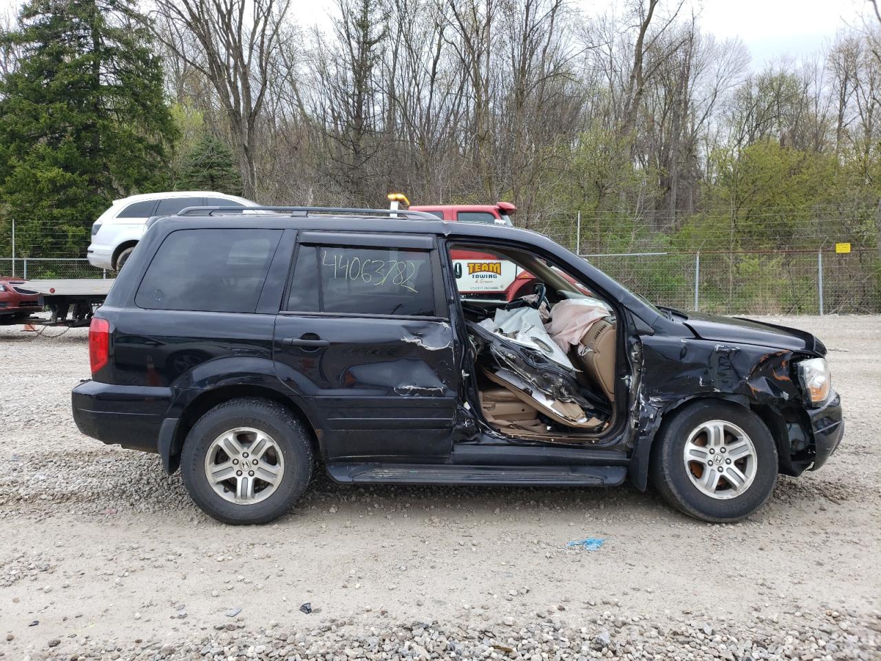 Photo 9 from auction – 2005 HONDA PILOT EXL with VIN 5FNYF18525B038412