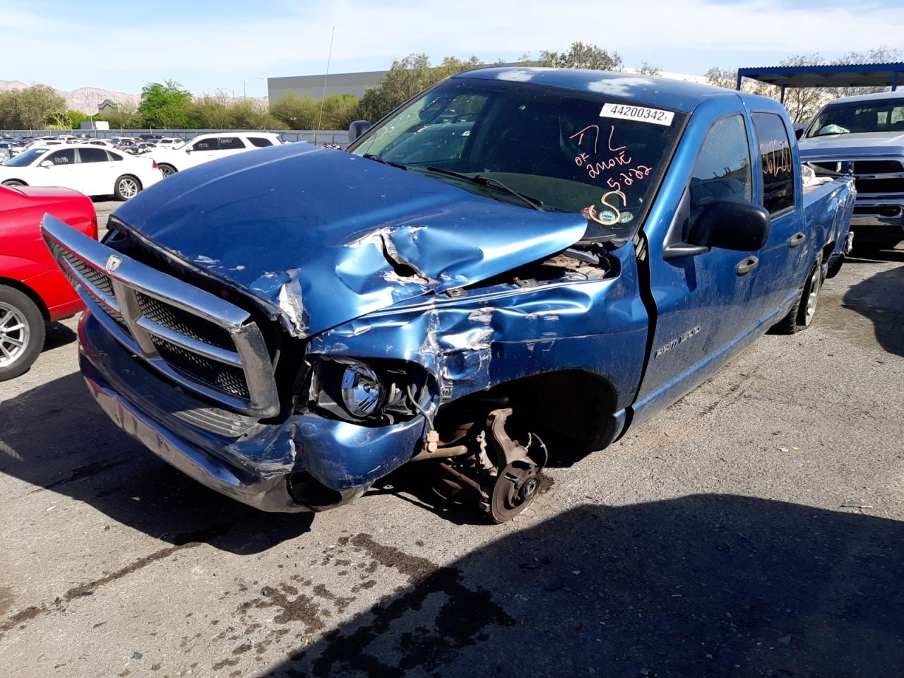 Photo 2 from auction – 2005 DODGE RAM 1500 S with VIN 1D7HA18D65J597580