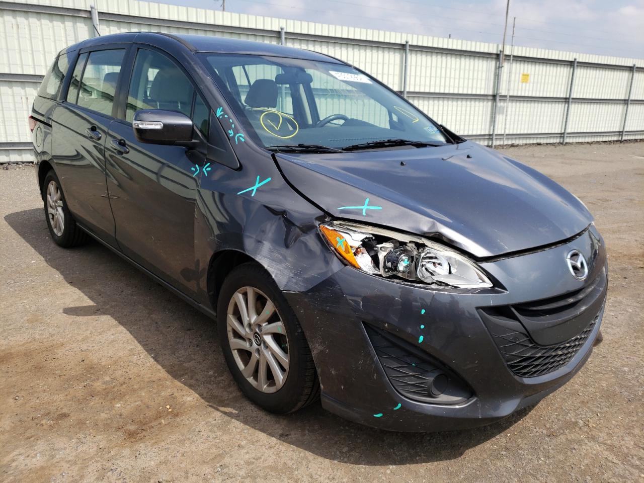 MAZDA 5 2013 with VIN JM1CW2BL9D0161709 - Photo from auction