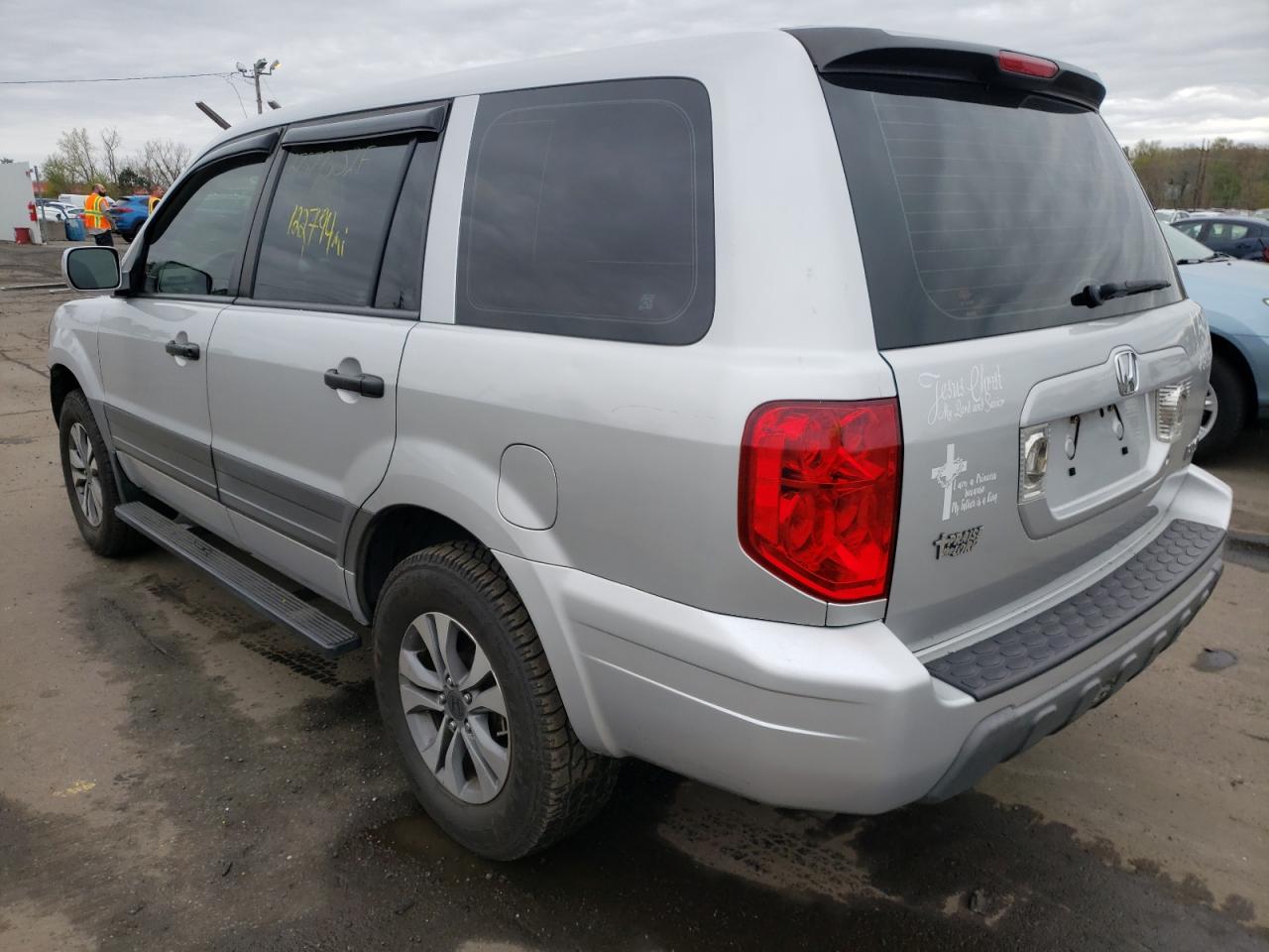 Photo 3 from auction – 2005 HONDA PILOT LX with VIN 2HKYF18165H504292