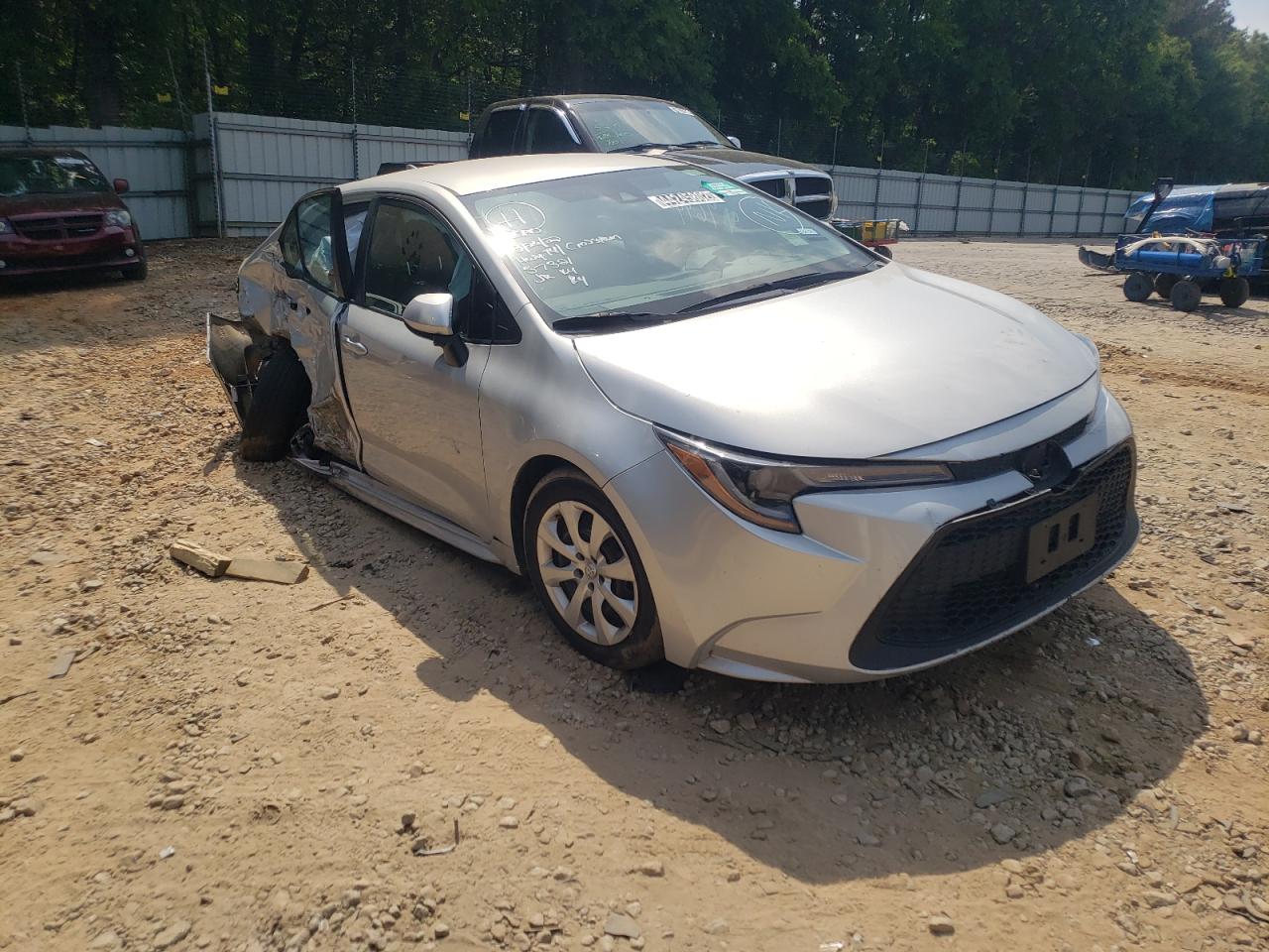 Photo 1 from auction – 2020 TOYOTA COROLLA LE with VIN 5YFEPRAEXLP098934