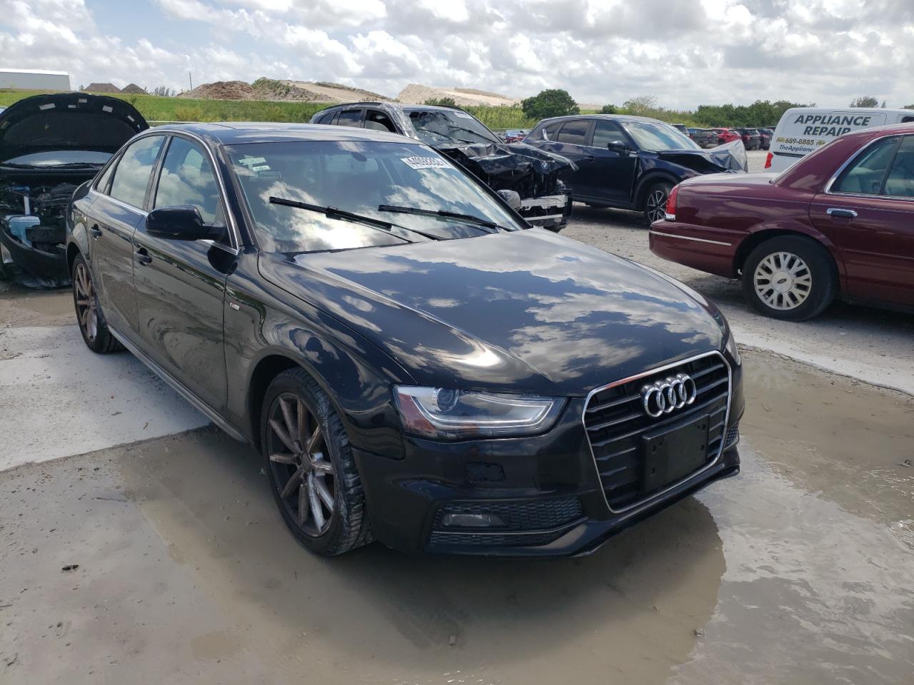 AUDI A4 PREMIUM 2015 with VIN WAUAFAFLXFN016712 - Photo from auction