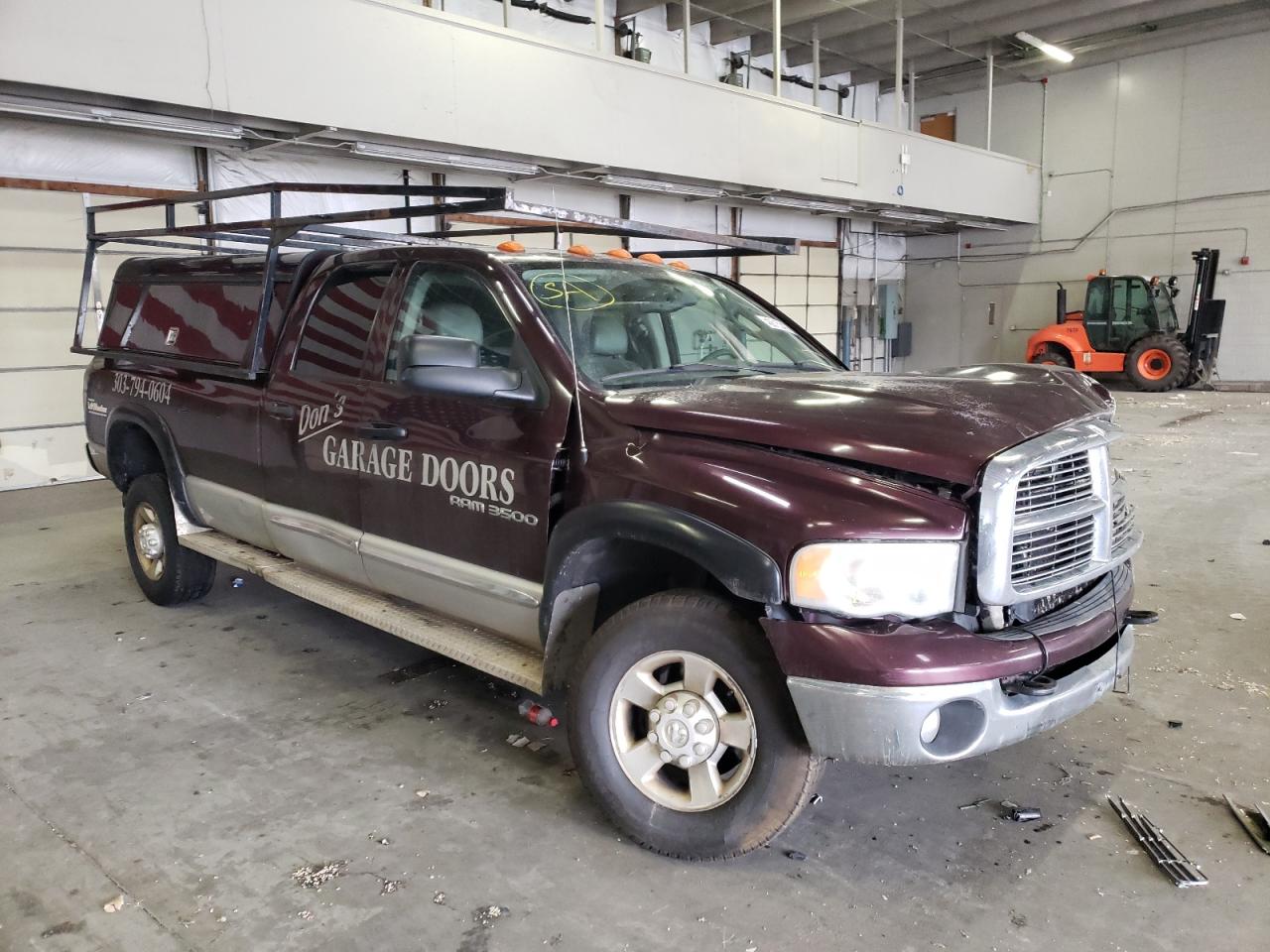 DODGE RAM 3500 S 2004 with VIN 3D3LU38C34G120644 - Photo from auction