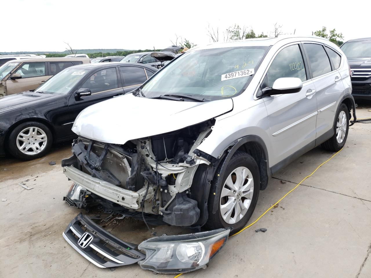 Photo 2 from auction – 2012 HONDA CR-V EXL with VIN 5J6RM3H78CL033226