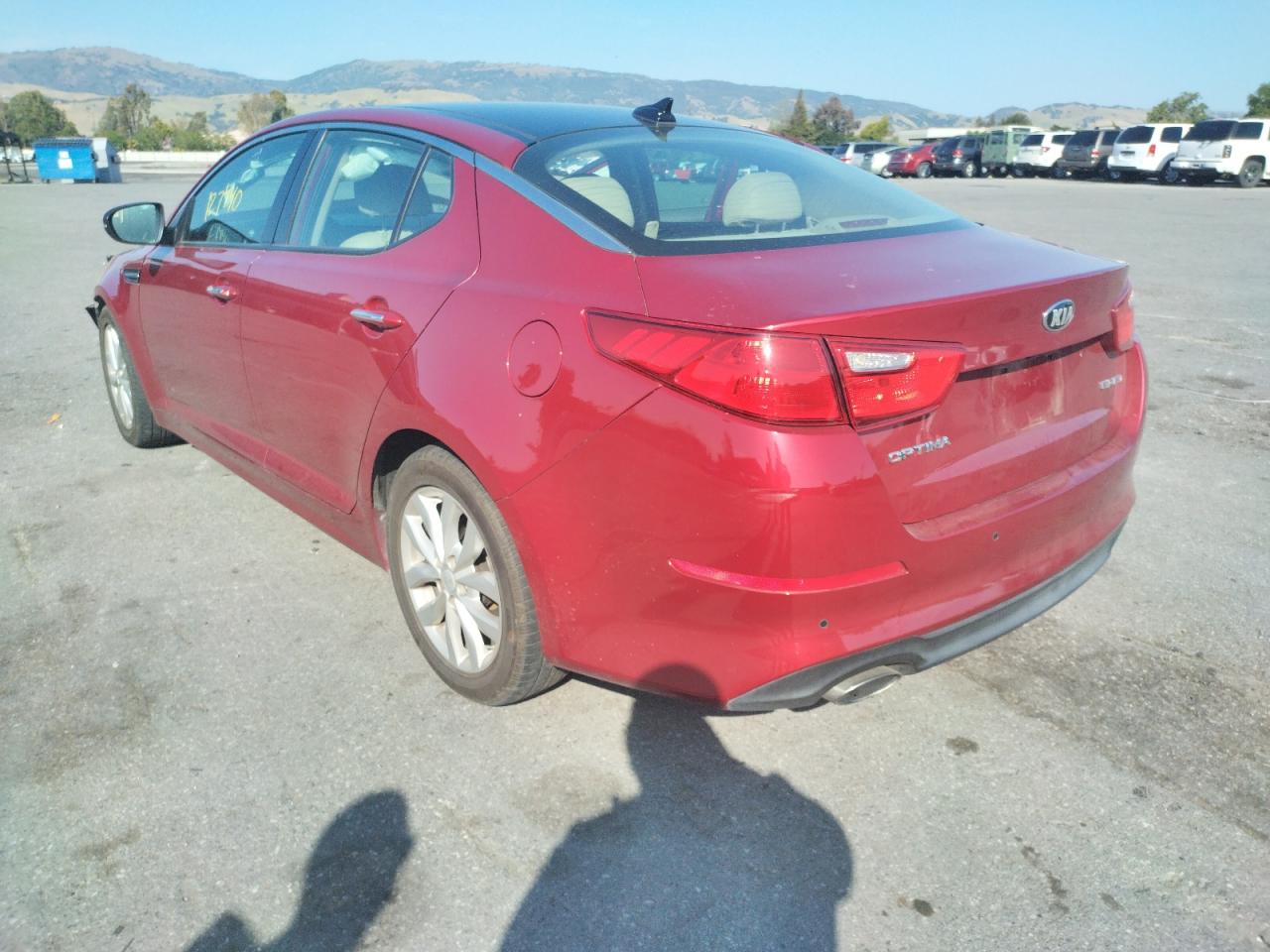 Photo 3 from auction – 2014 KIA OPTIMA EX with VIN 5XXGN4A7XEG285881