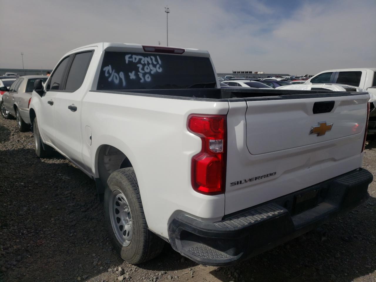 Photo 3 from auction – 2021 CHEVROLET SILVERADO with VIN 3GCPWBEK3MG307182