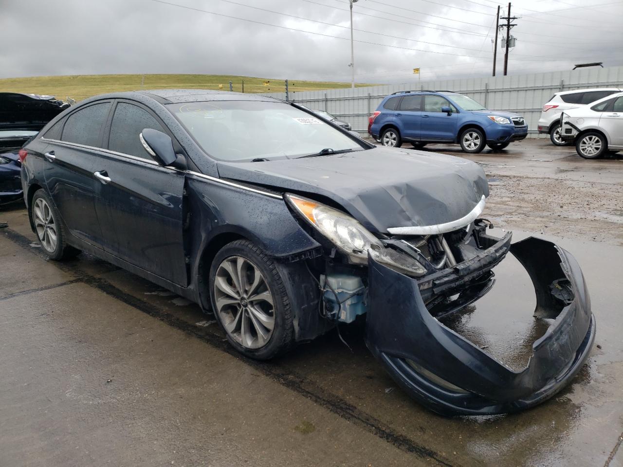HYUNDAI SONATA SE 2013 with VIN 5NPEC4AB3DH589655 - Photo from auction