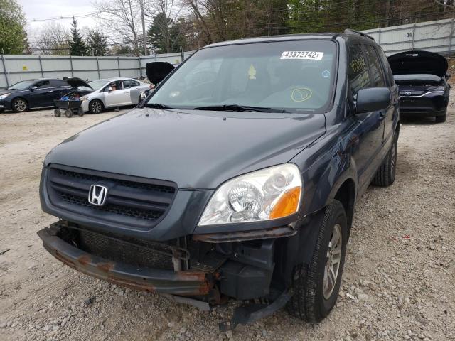 Photo 2 from auction – 2004 HONDA PILOT EXL with VIN 2HKYF18664H554121