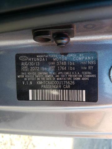 Photo 10 from auction – 2013 HYUNDAI VELOSTER with VIN KMHTC6AD0DU175626
