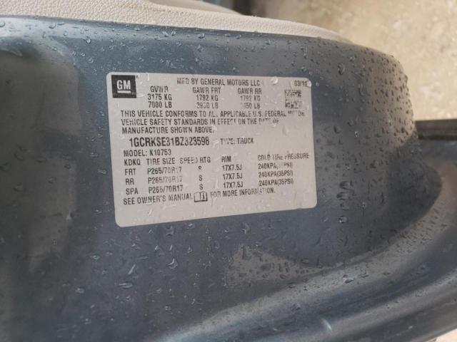 Photo 10 from auction – 2011 CHEVROLET SILVERADO with VIN 1GCRKSE31BZ323598
