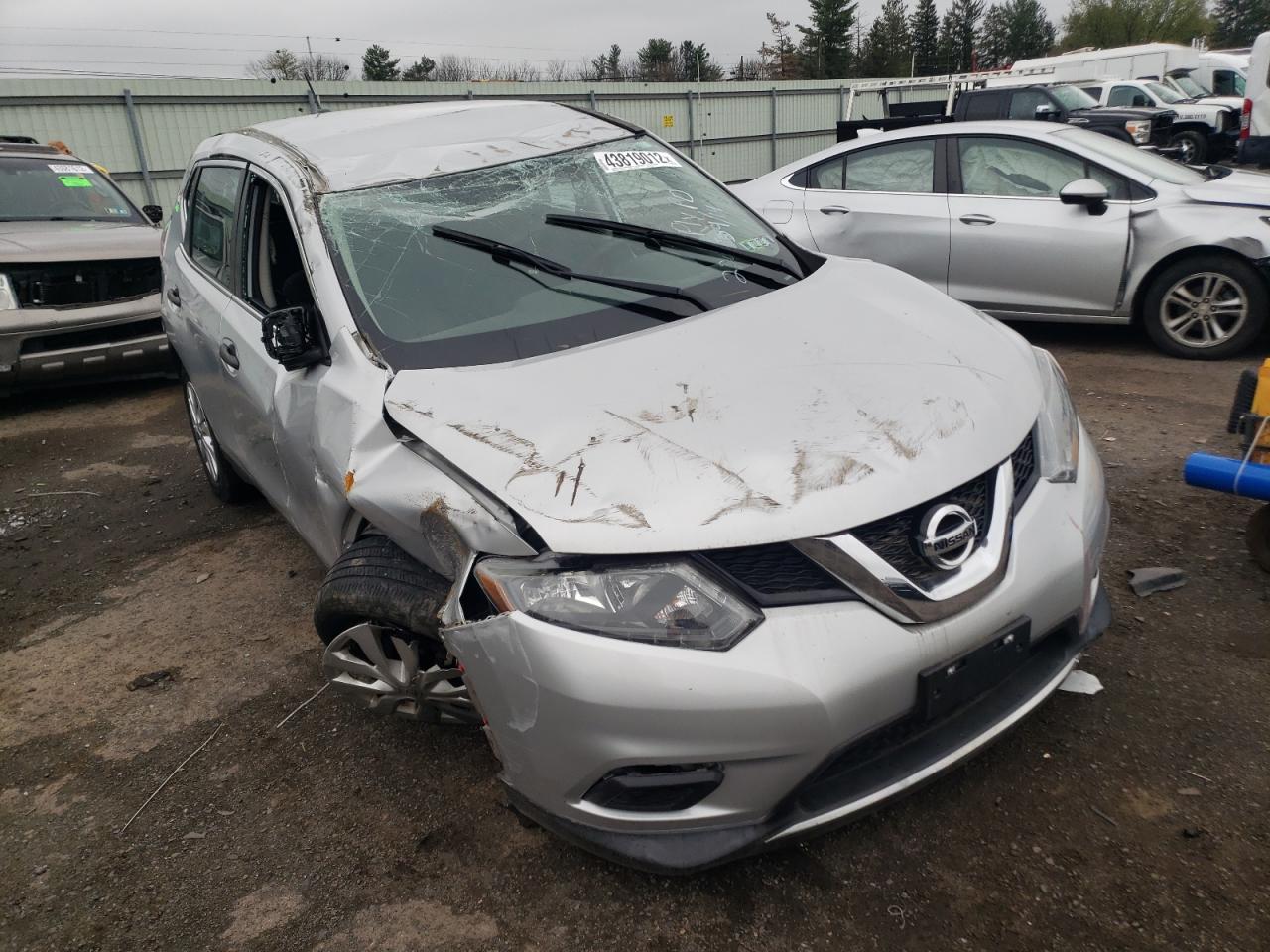 NISSAN ROGUE S 2016 with VIN 5N1AT2MV7GC914084 - Photo from auction