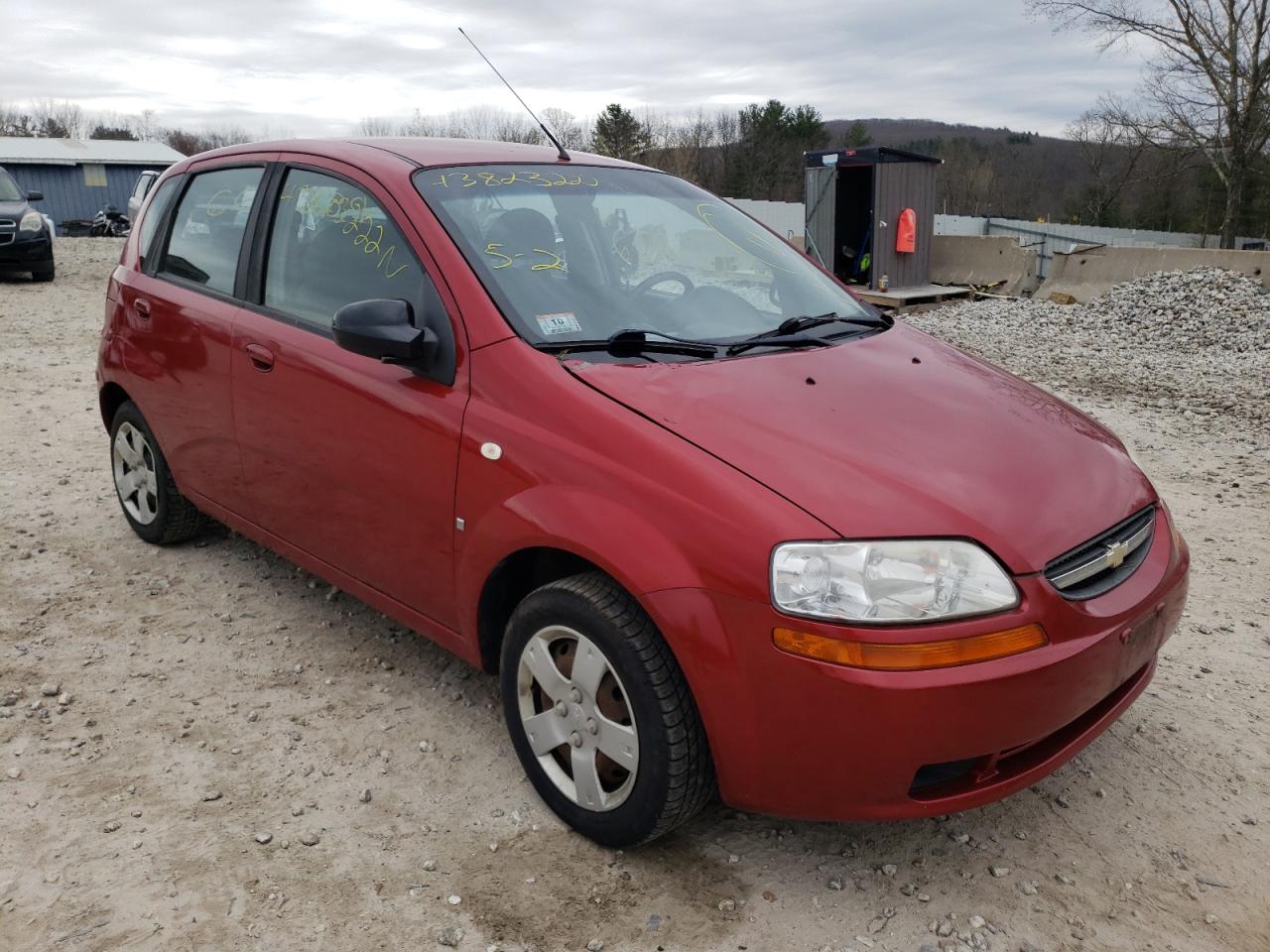 CHEVROLET AVEO 2008 with VIN KL1TD66638B085360 - Photo from auction