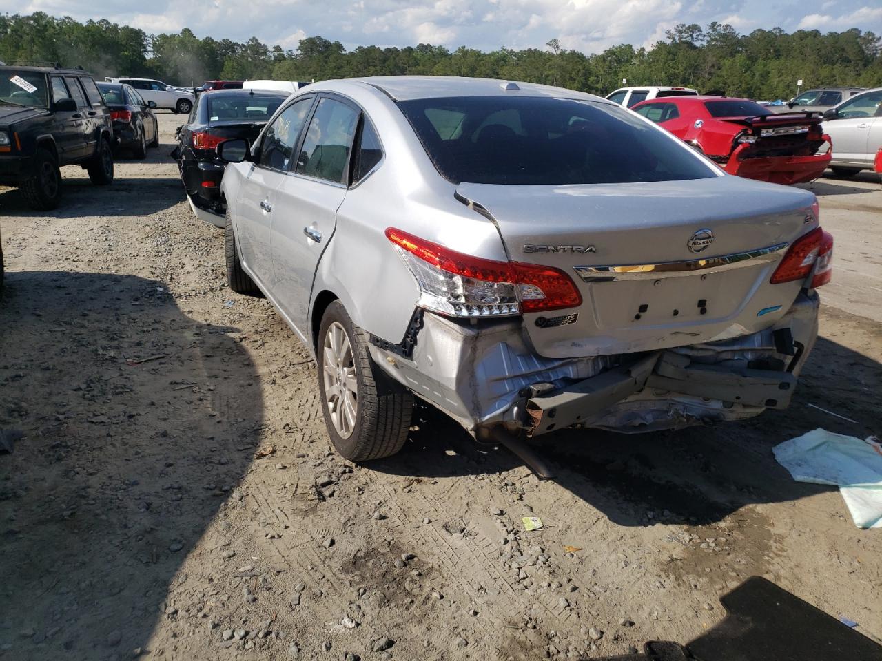 Photo 3 from auction – 2014 NISSAN SENTRA S with VIN 3N1AB7AP5EY202271