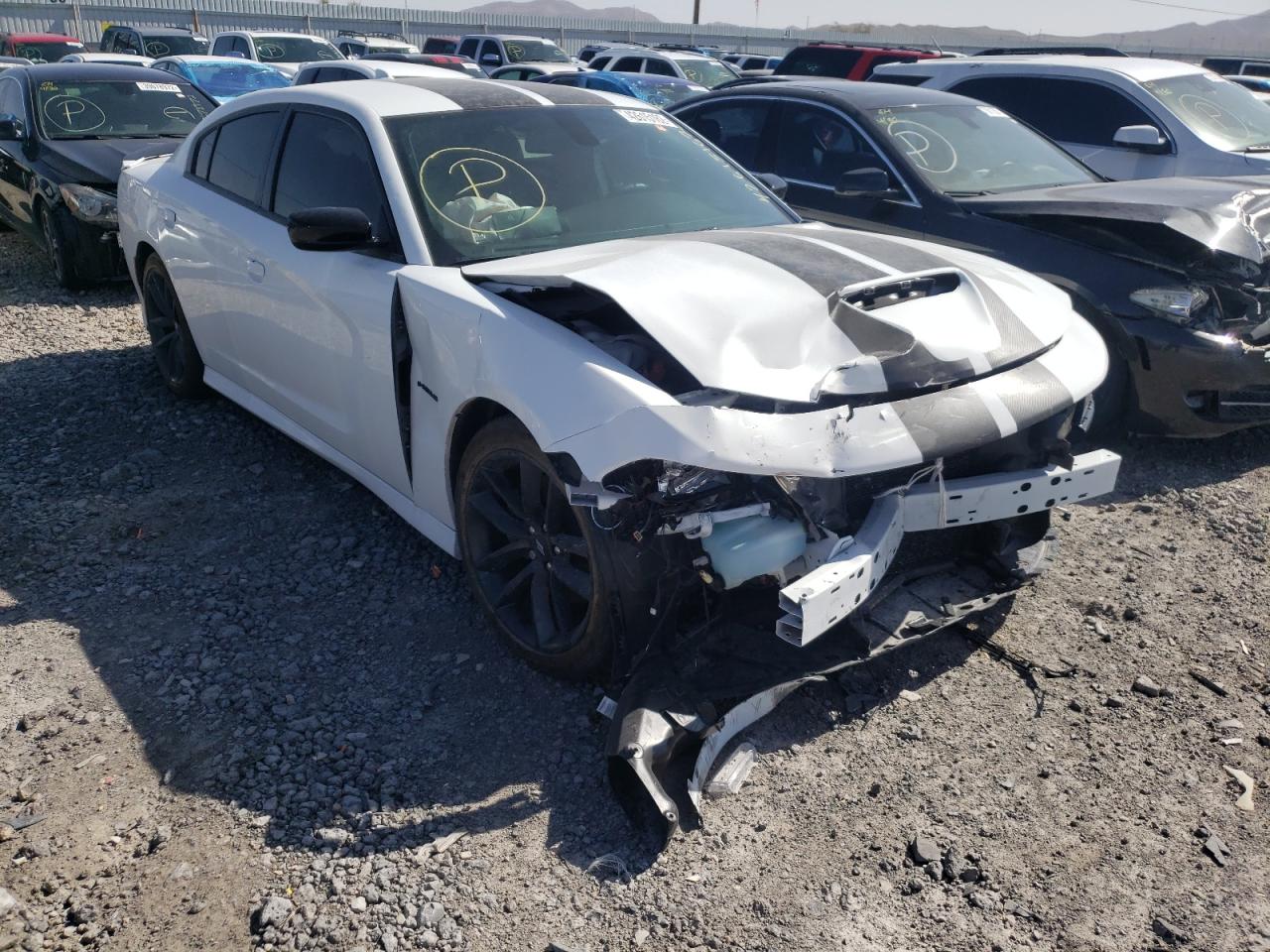 DODGE CHARGER R/ 2020 with VIN 2C3CDXCT8LH136445 - Photo from auction