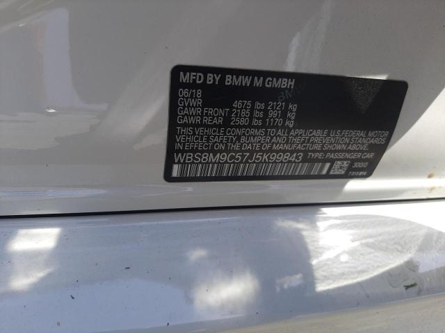 Photo 10 from auction – 2018 BMW M3 with VIN WBS8M9C57J5K99843