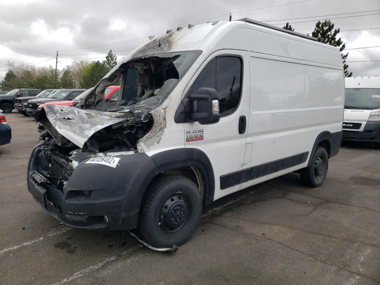 Photo 2 from auction – 2021 RAM PROMASTER with VIN 3C6LRVBG9ME554023