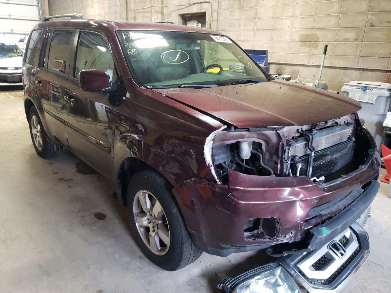 HONDA PILOT EXL 2010 with VIN 5FNYF4H59AB036426 - Photo from auction