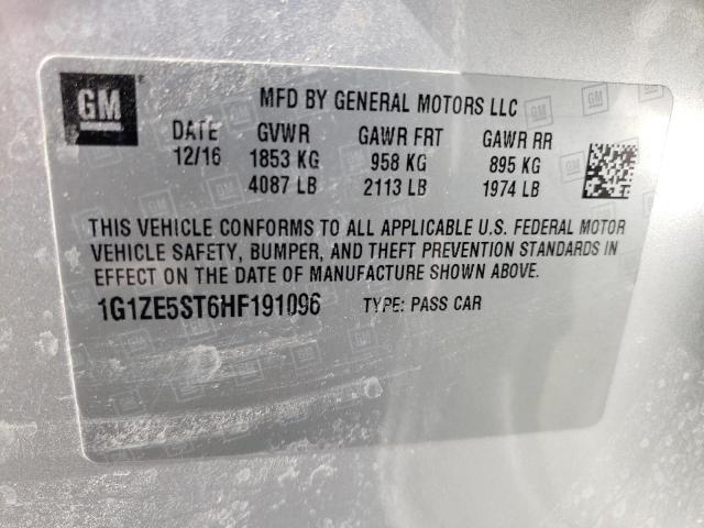 Photo 10 from auction – 2017 CHEVROLET MALIBU LT with VIN 1G1ZE5ST6HF191096