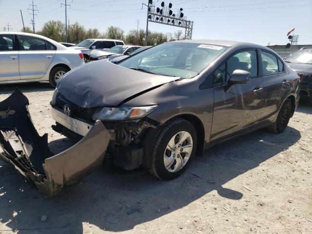 Photo 2 from auction – 2013 HONDA CIVIC LX with VIN 19XFB2F51DE002811