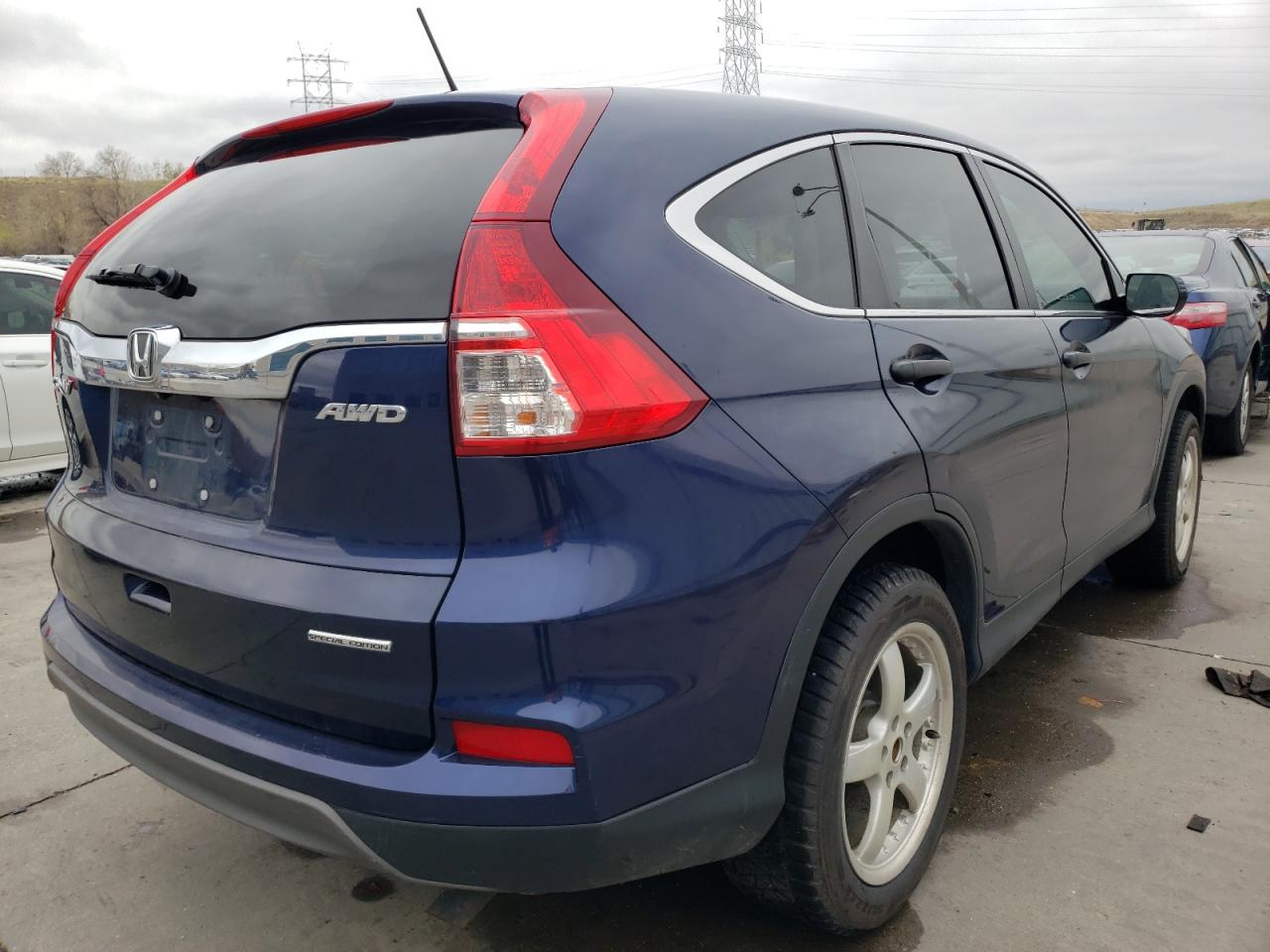 Photo 4 from auction – 2016 HONDA CR-V SE with VIN 5J6RM4H43GL032941