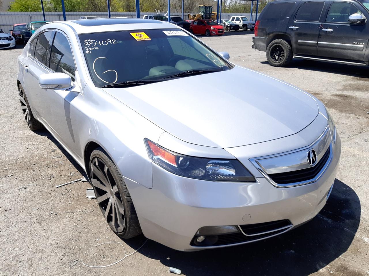 ACURA TL TECH 2013 with VIN 19UUA8F58DA008767 - Photo from auction