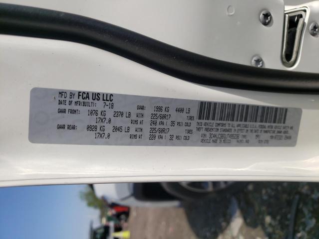 Photo 10 from auction – 2018 JEEP COMPASS LA with VIN 3C4NJCBB3JT495236