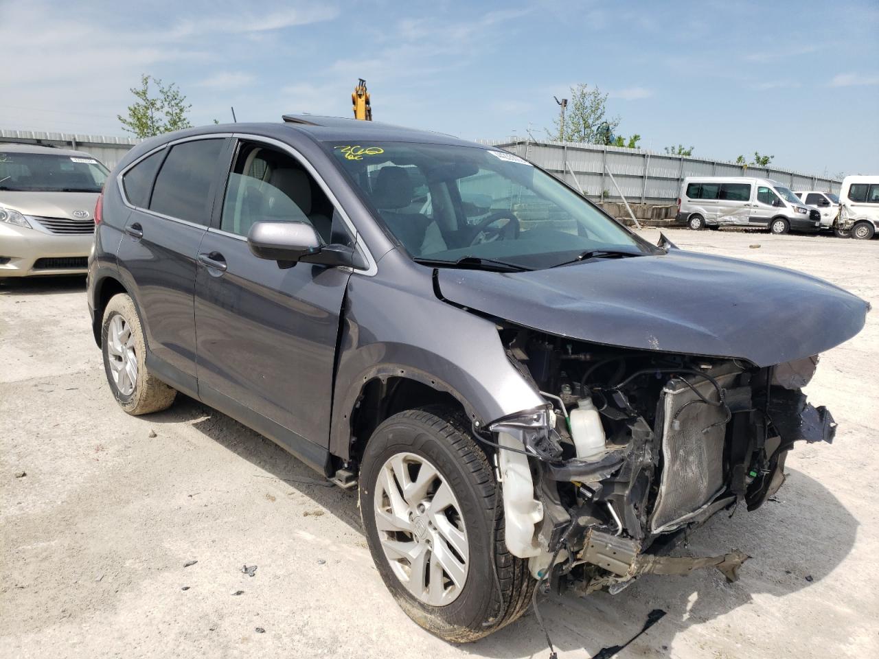 HONDA CR-V EX 2016 with VIN 2HKRM4H50GH625949 - Photo from auction