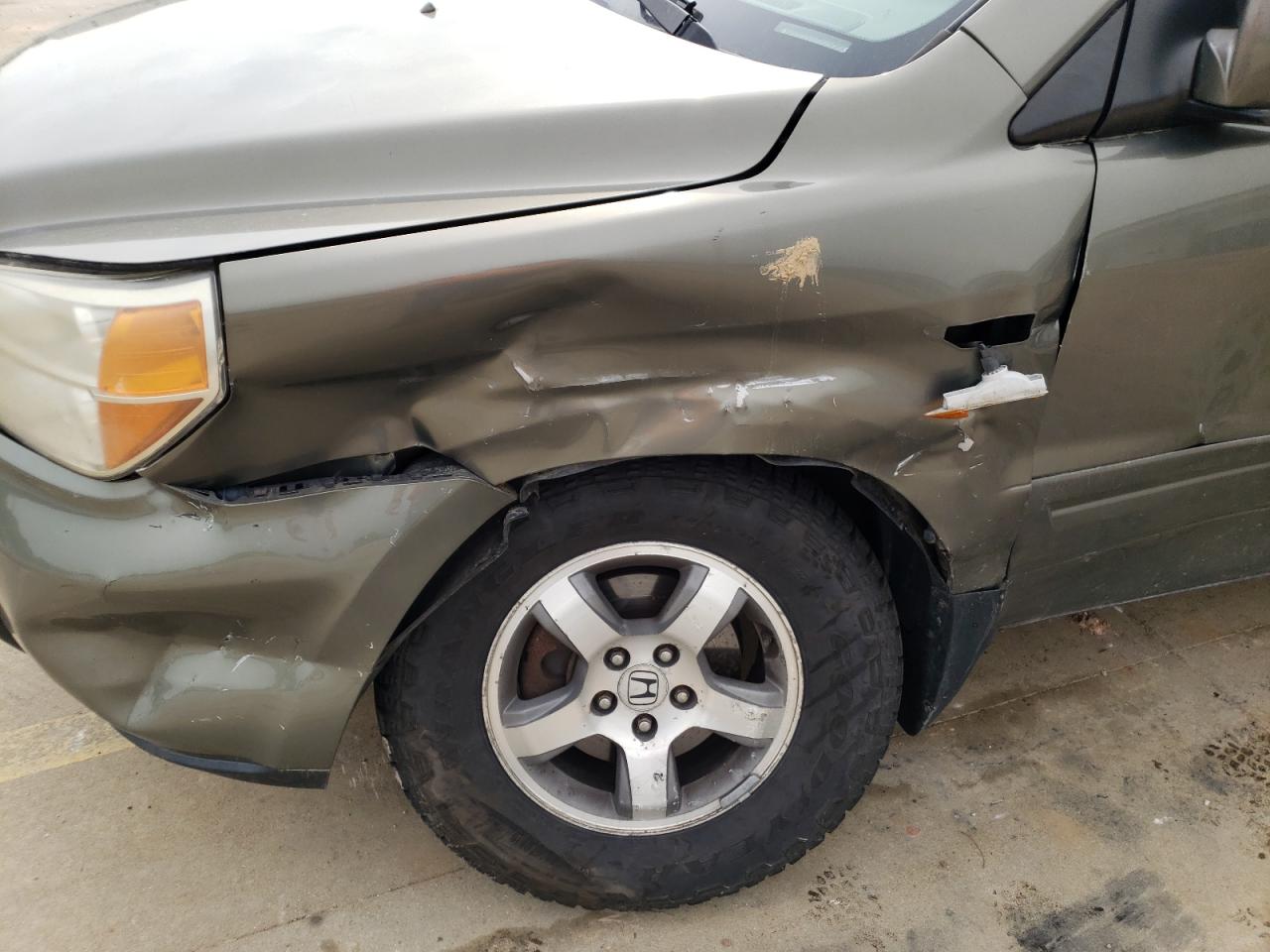 Photo 9 from auction – 2007 HONDA PILOT EX with VIN 2HKYF18487H528901