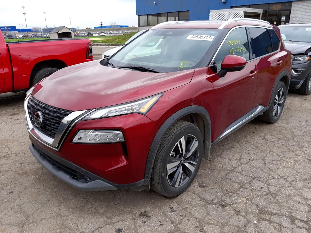 Photo 2 from auction – 2021 NISSAN ROGUE SL with VIN 5N1AT3CB6MC693408
