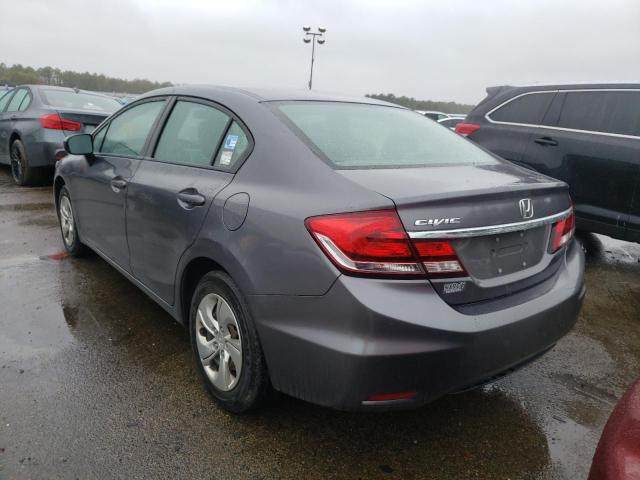 Photo 3 from auction – 2014 HONDA CIVIC LX with VIN 2HGFB2F53EH502542