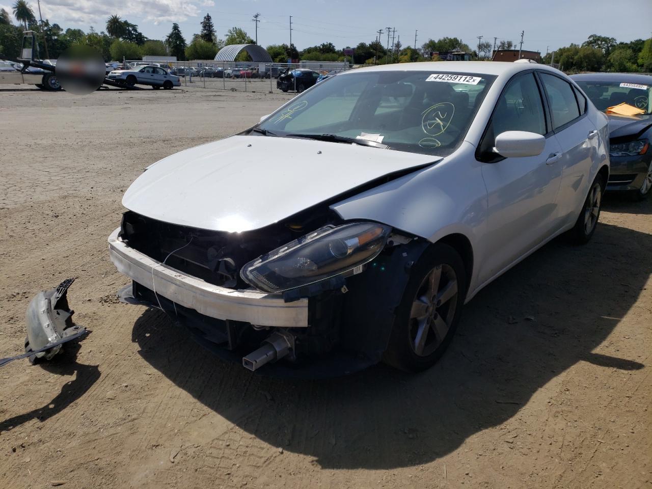 Photo 2 from auction – 2015 DODGE DART SXT with VIN 1C3CDFBB7FD193353