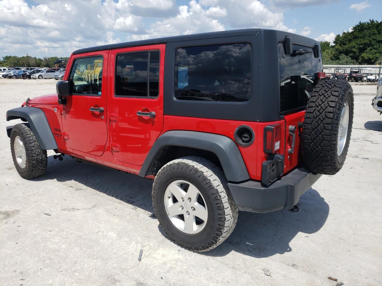 Photo 3 from auction – 2014 JEEP WRANGLER U with VIN 1C4BJWDG2EL303061
