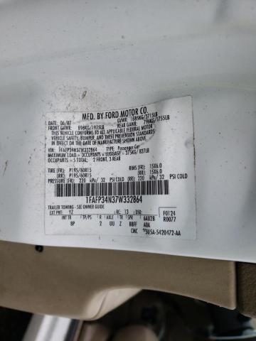 Photo 10 from auction – 2007 FORD FOCUS ZX4 with VIN 1FAFP34N37W332864