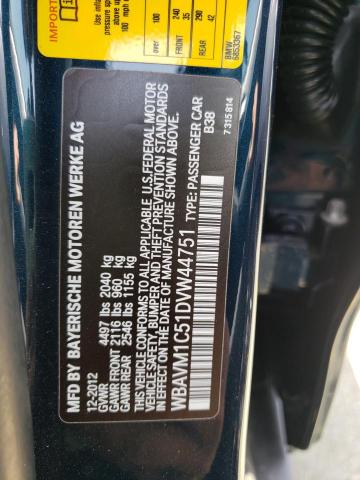 Photo 10 from auction – 2013 BMW X1 SDRIVE2 with VIN WBAVM1C51DVW44751