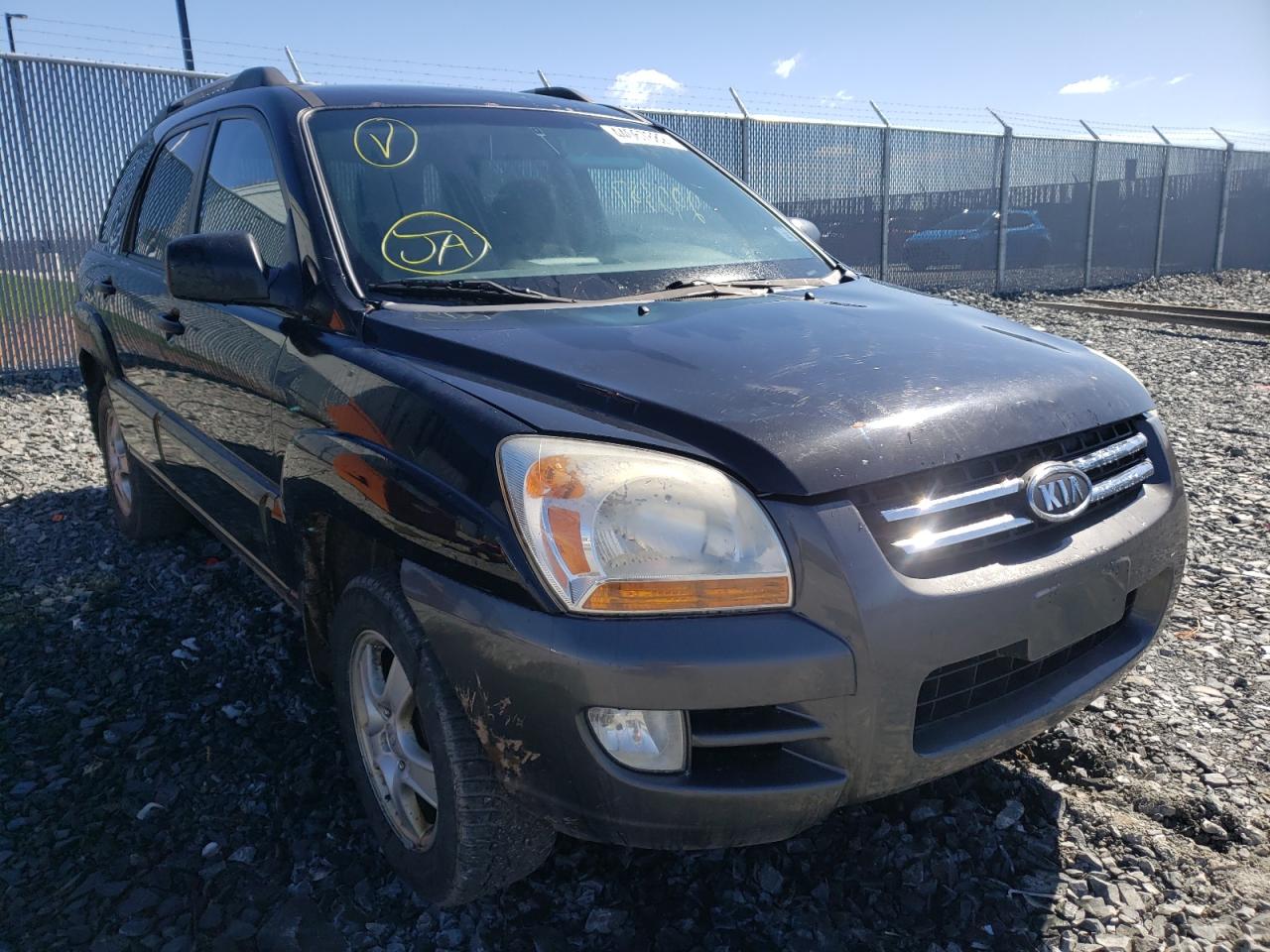 KIA SPORTAGE E 2008 with VIN KNDJF723887526236 - Photo from auction